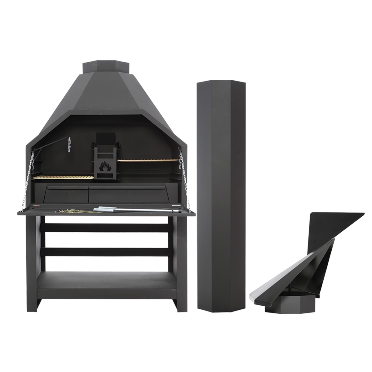 Model 1200 Super Deluxe Freestanding Braai