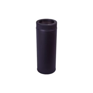 125/185 Pipe 550mm Long Insulated (Black S/S)