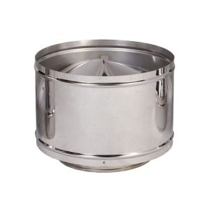 125/185 Fixed High Wind Cowl (Silver S/S)